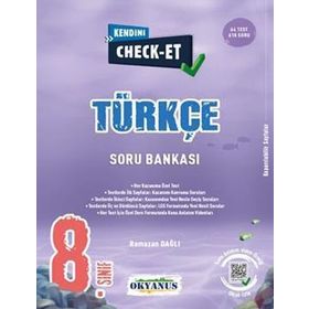 Okyanus Yayıncılık 8. Sınıf Türkçe Kendini Check Et Soru Bankası