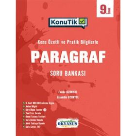 Okyanus Yayıncılık 9.Sınıf KonuTik Paragraf Soru Bankası