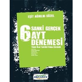 Okyanus Yayıncılık Sanki Gerçek 6 AYT Eşit Ağırlık - Sözel Denemesi
