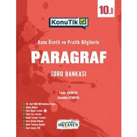 Okyanus Yayınları 10. Sınıf Konutik Paragraf Soru Bankası