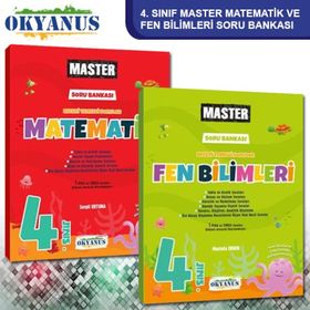 Okyanus Yayınları 2022 4. Sınıf Master Matematik ve Fen Bilimleri Soru Bankası