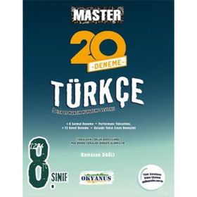 Okyanus Yayınları - 2023 8. Sınıf Türkçe Master 20 Deneme
