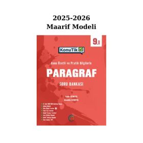 Okyanus Yayınları 2025/26 9.Sınıf Konutik Paragraf Soru Bankası
