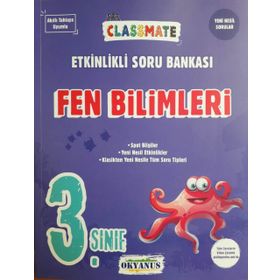 Okyanus Yayınları 3. Sınıf Classmate Fen Bilimleri Etkinlikli Soru Bankası