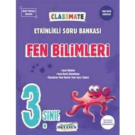 Okyanus Yayınları 3. Sınıf Classmate Fen Bilimleri Etkinlikli Soru Bankası