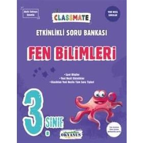 Okyanus Yayınları 3. Sınıf Classmate Fen Bilimleri Etkinlikli Soru Bankası