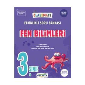 Okyanus Yayınları 3. Sınıf Classmate Fen Bilimleri Etkinlikli Soru Bankası