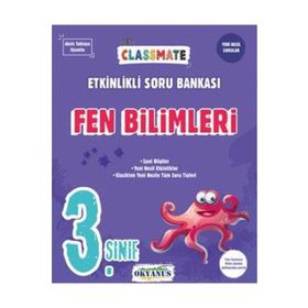 Okyanus Yayınları 3. Sınıf Classmate Fen Bilimleri Etkinlikli Soru Bankası