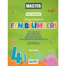 Okyanus Yayınları 4. Sınıf Master Fen Bilimleri Soru Bankası