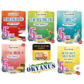Okyanus Yayınları 5. Sınıf Classmate Soru Bankası Seti 4 Kitap - Kolektif