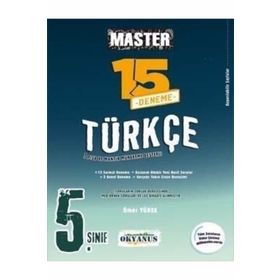 Okyanus Yayınları 5. Sınıf Master Türkçe 15 Deneme