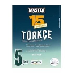 Okyanus Yayınları 5. Sınıf Master Türkçe 15 Deneme