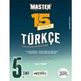 Okyanus Yayınları 5. Sınıf Master Türkçe 15 Deneme