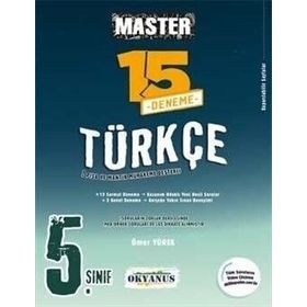 Okyanus Yayınları 5. Sınıf Master Türkçe 15 Deneme