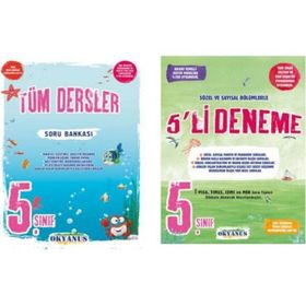 Okyanus Yayınları 5. Sınıf Tüm Dersler ve 5'li Deneme Seti