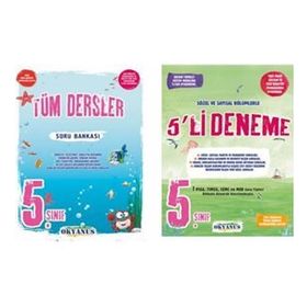 Okyanus Yayınları 5. Sınıf Tüm Dersler ve 5'li Deneme Seti