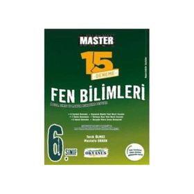 Okyanus Yayınları - 6. Sınıf Master 15 Fen Bilimleri Denemesi