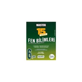 Okyanus Yayınları - 6. Sınıf Master 15 Fen Bilimleri Denemesi