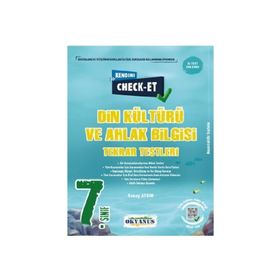 Okyanus Yayınları 7. Sınıf Kendini Check - Et Din Kültürü ve Ahlak Bilgisi Tekrar Testleri