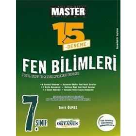 Okyanus Yayınları 7 Sınıf Master Fen Bilimleri 15 Deneme