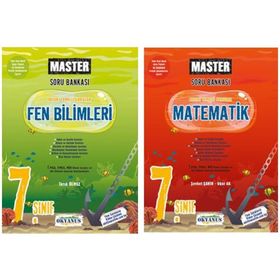 Okyanus Yayınları 7.Sınıf Master Matematik ve Fen Soru Bankası