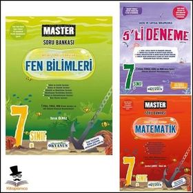 Okyanus Yayınları 7.Sınıf Master Matematik ve Fen Soru Bankası
