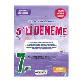 Okyanus Yayınları 7. Sınıf Sözel ve Sayısal 5 Deneme