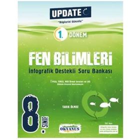 Okyanus Yayınları 8. Sınıf 1. Dönem Fen Bilimleri Update İnfografik Destekli Soru Bankası