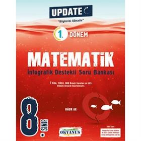 Okyanus Yayınları 8. Sınıf 1. Dönem Matematik Update İnfografik Destekli Soru Bankası