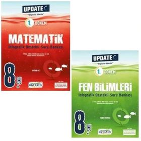 Okyanus Yayınları 8. Sınıf 1. Dönem Update Infografik Matematik Ve Fen Soru Bankası Seti
