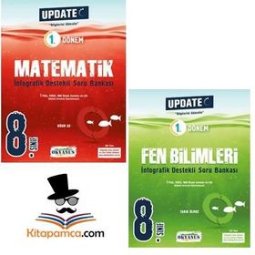 Okyanus Yayınları 8. Sınıf 1. Dönem Update Infografik Matematik Ve Fen Soru Bankası Seti