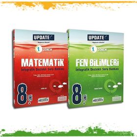Okyanus Yayınları 8. Sınıf 1. Dönem Update Infografik Matematik Ve Fen Soru Bankası Seti