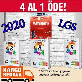 Okyanus Yayınları 8.Sınıf 1.Dönem Update Matematik Soru Bankası