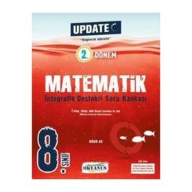 Okyanus Yayınları 8. Sınıf 2. Dönem Matematik Update İnfografik Destekli Soru Bankası