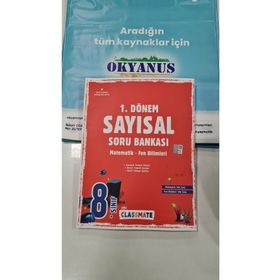 Okyanus Yayınları 8. Sınıf Classmate 1. Dönem Sayısal Soru Bankası