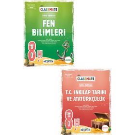 Okyanus Yayınları 8. Sınıf Classmate Fen Bilimleri İnkılap Tarihi Soru Bankası Seti
