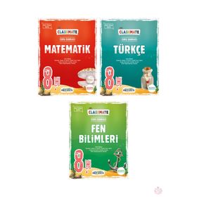 Okyanus Yayınları 8. Sınıf Classmate Türkçe Matematik Fen Bilimleri Soru Bankası Seti