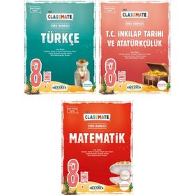 Okyanus Yayınları 8. Sınıf Classmate Türkçe Matematik İnkılap Tarihi Soru Bankası Seti