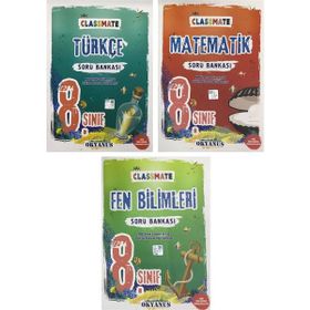 Okyanus Yayınları 8. Sınıf Classmate Türkçe Matematik Soru Bankası Seti