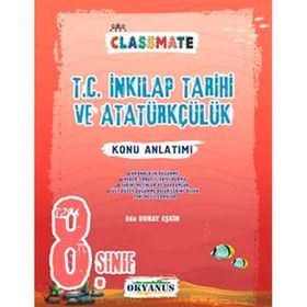Okyanus Yayınları 8.sınıf LGS Classmate T.C. İnkılap Tarihi Ve Atatürkçülük Soru Bankası