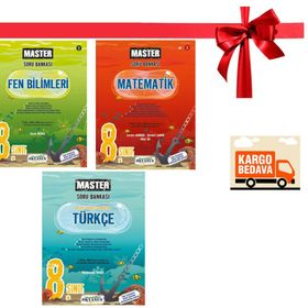 Okyanus Yayınları 8. Sınıf LGS Master Matematik Fen İnk Seti 3 Kitap