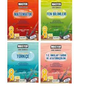 Okyanus Yayınları 8. Sınıf LGS Master Soru Bankası Seti 4 Kitap
