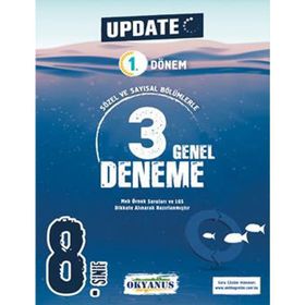 Okyanus Yayınları 8. Sınıf LGS Update 1. Dönem 3 Genel Deneme