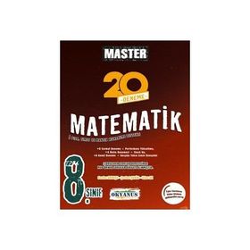 Okyanus Yayınları 8. Sınıf Master 20 Matematik Denemesi