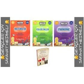 Okyanus Yayınları 8. Sınıf Master Matematik Türkçe Fen Bilimleri İnkılap Paragraf Soru Bankası Seti