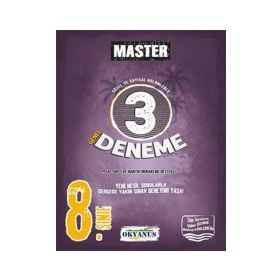Okyanus Yayınları 8. Sınıf Master Sözel Ve Sayısal Bölümlerle 3 Genel Deneme