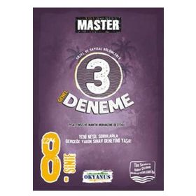 Okyanus Yayınları 8. Sınıf Master Sözel Ve Sayısal Bölümlerle 3 Genel Deneme