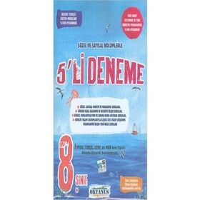 Okyanus Yayınları 8. Sınıf Sözel Ve Sayısal Bölümlerle 5'li Deneme