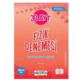 Okyanus Yayınları AYT Fizik 30 Deneme
