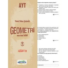 Okyanus Yayınları AYT Geometri Çek Kopar Testi